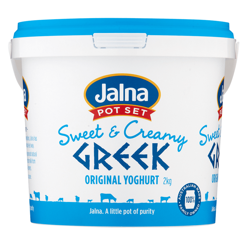 Jalna Greek Sweet & Creamy Original Yoghurt 2KG
