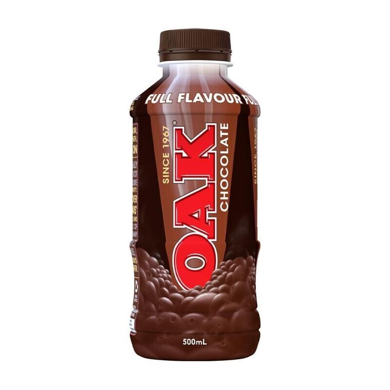 OAK UHT Flavoured Milk Chocolate 6x500mL