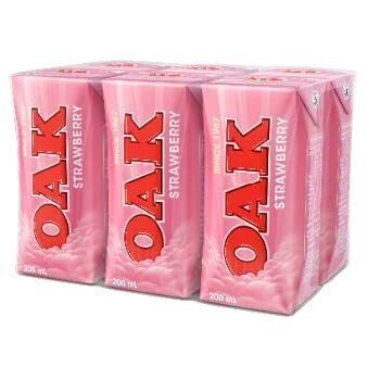Oak UHT Strawberry Flavoured Milk