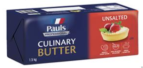 Pauls Professionnel Culinary Butter Unsalted 1.5kg