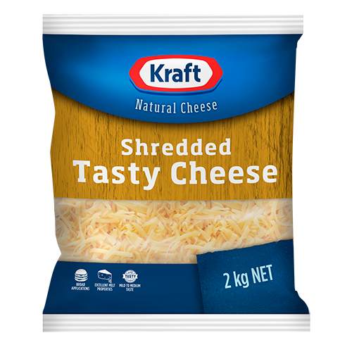 Kraft Shredded Tasty Cheese | 2kg Kraft Shredded Tasty Cheese | 2kg