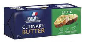 Pauls Professionnel Culinary Butter Salted 1.5kg Pauls Professionnel Culinary Butter Salted 1.5kg