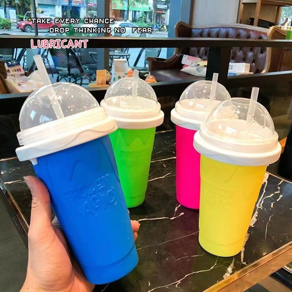 Cross-border Home Furnishing Ice Cup Net Red Refrigeration Cup Smoothie Cup Summer Pinch Cup Smoothie Cup Summer Shake