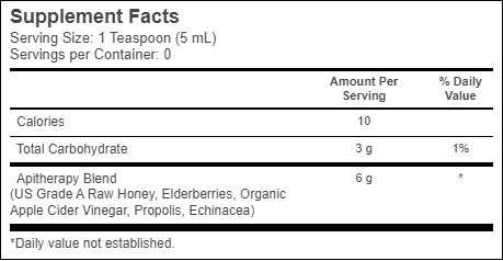 Honey Gardens Elderberry Syrup