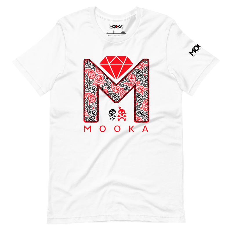 MOOKA Signature Paisley Skeleton Tee