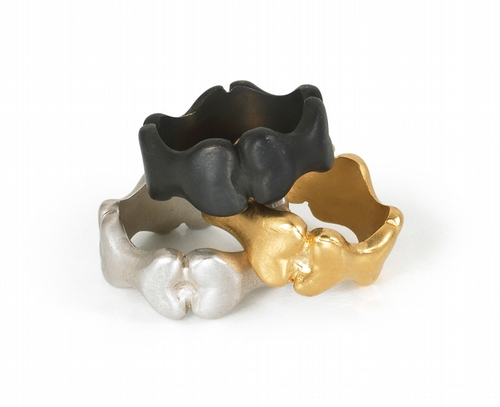Bone shaped rings