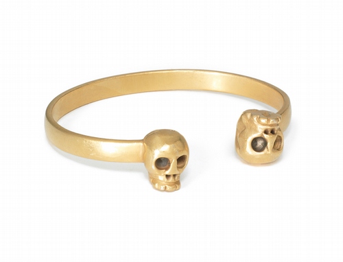 Double skull bangle