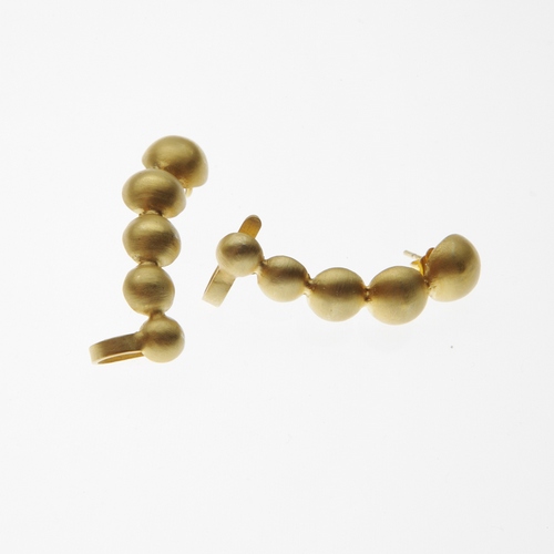 Ascending ball earrings