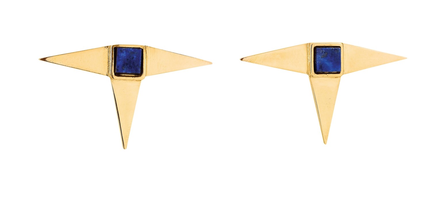 Triple Pointer Earrings