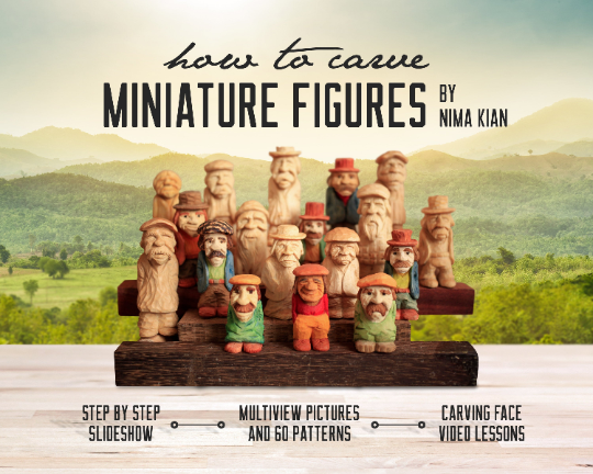 How to carve miniature figures tutorial