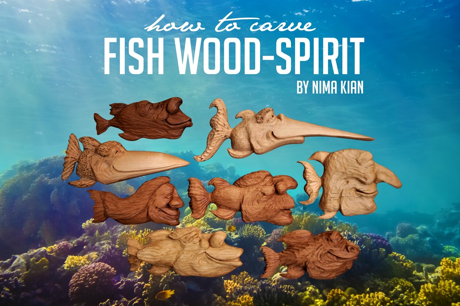 How to carve Fish Wood-Spirit tutorial