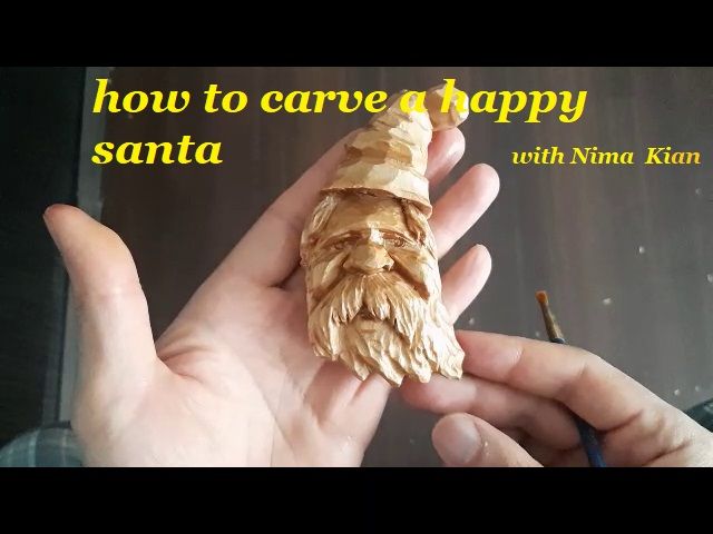 How to carve a happy santa by Nima Kian