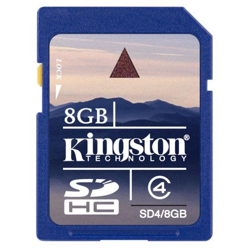 Memoria SD de 8gb SDHC Clase 4 Kingston