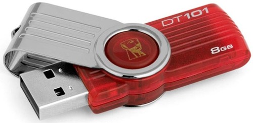 Pendrive Kingston 8gb Color Rojo