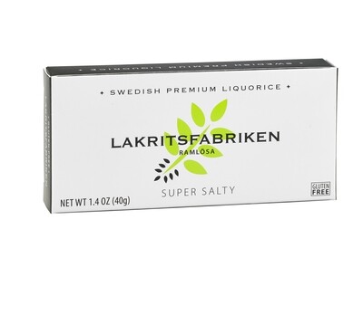 Premium Liquorice Super Salty 40g Premium Liquorice Super Salty 40g