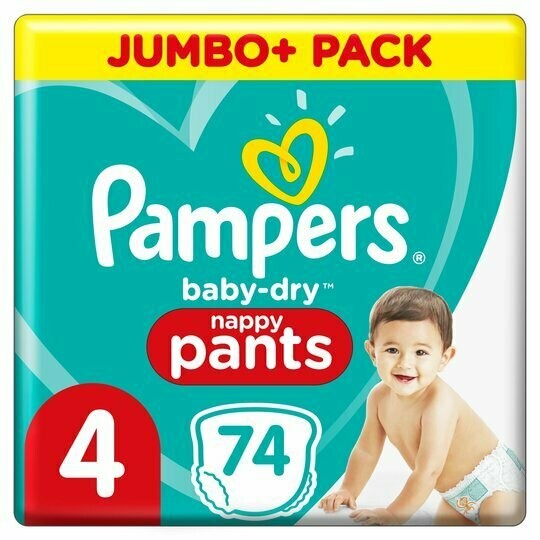 pampers nappy pants size 4