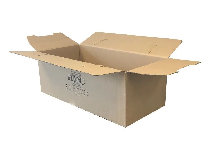 Used Printed Double Wall Box 770mm x 375mm x 295mm