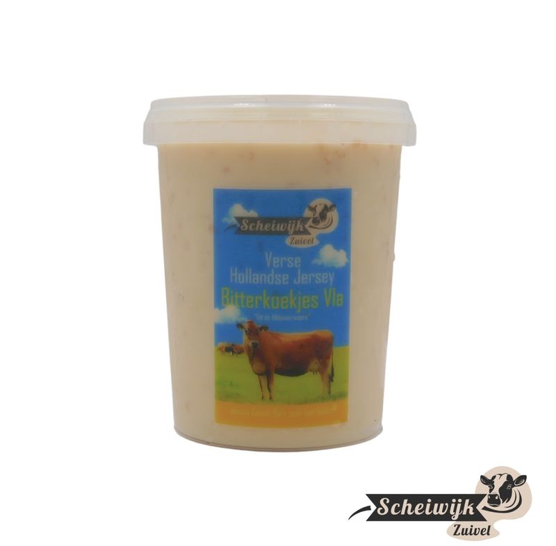 Bitterkoekjes Vla 1 Liter