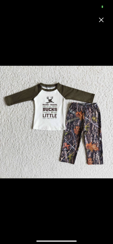 Boys Camo Set