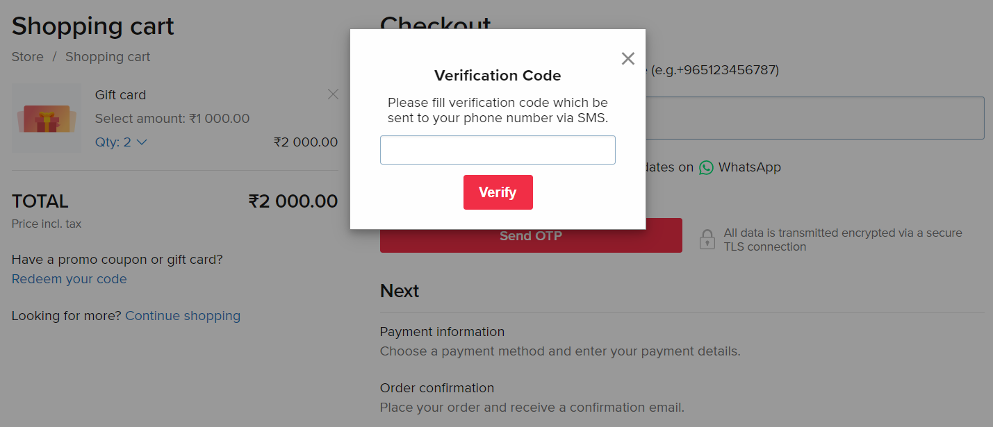 Quick Checkout: Combined email & phone checkout with OTP