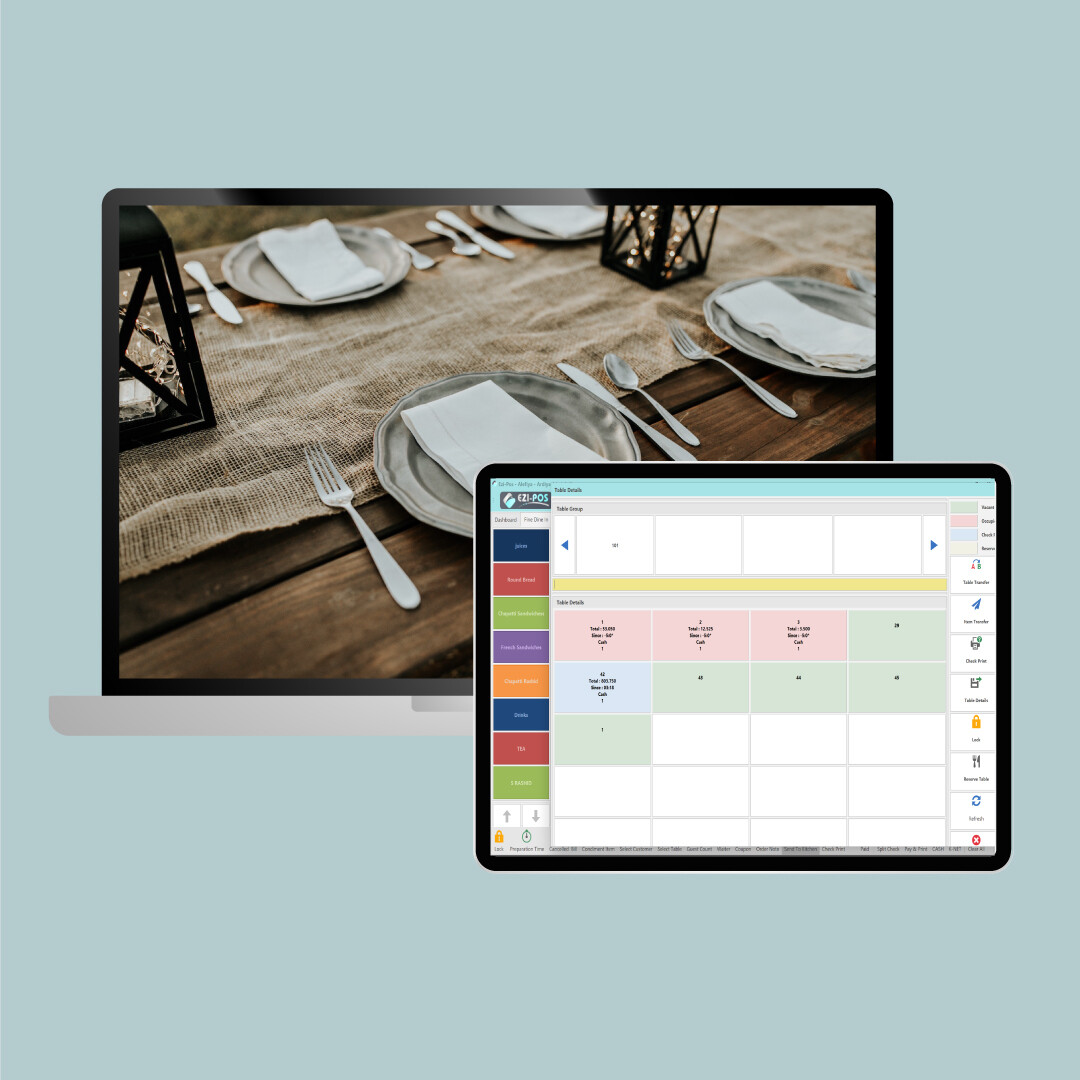 Restaurant Pos Software Dine-In/Table Management