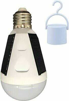 Bombilla Luz Solar LED Recargable 12W Solar