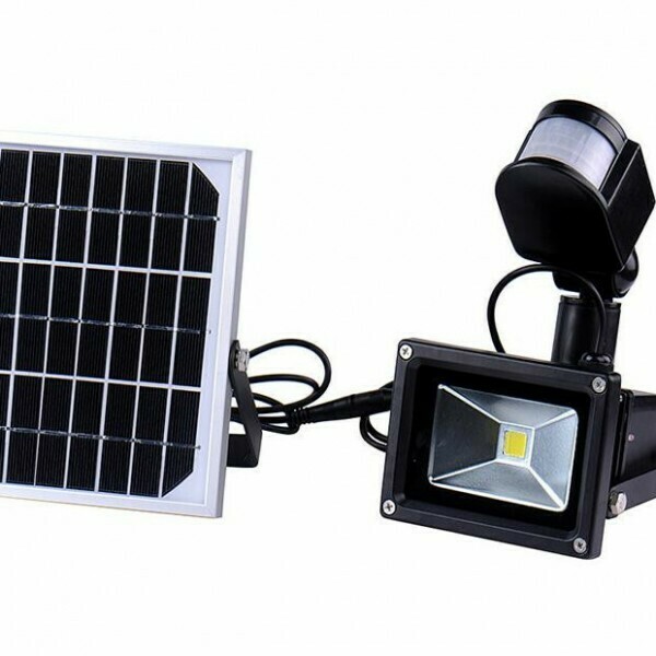 FOCO SOLAR  20W CON SENSOR MOVIMIENTO