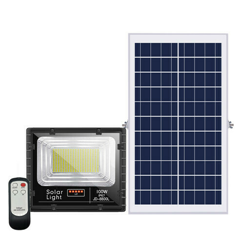 FOCO SOLAR 100W CON CONTROL REMOTO