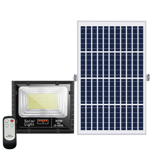 FOCO SOLAR 300 WATTS CON CONTROL REMOTO