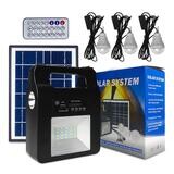 GENERADOR SOLAR CON RADIO NEGRO