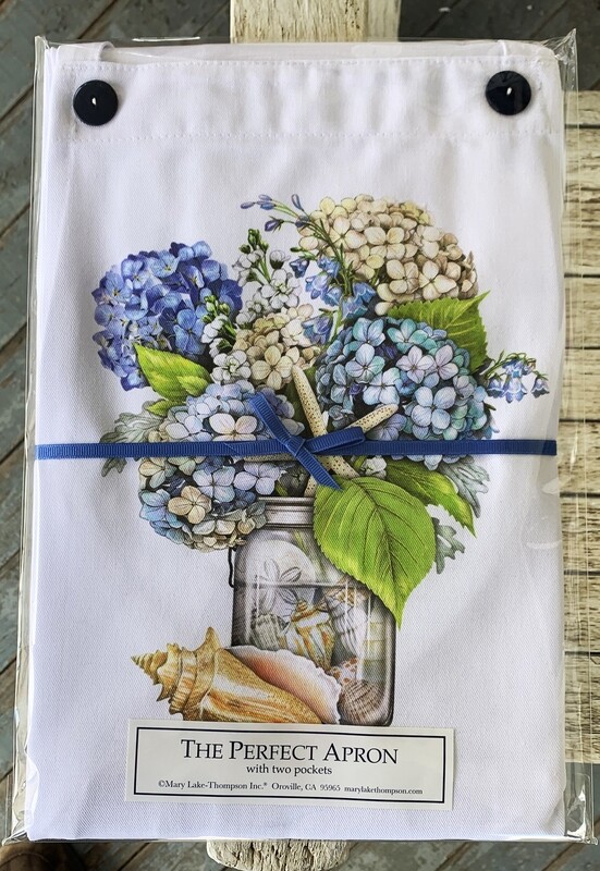 Hydrangea Sea Shell Apron