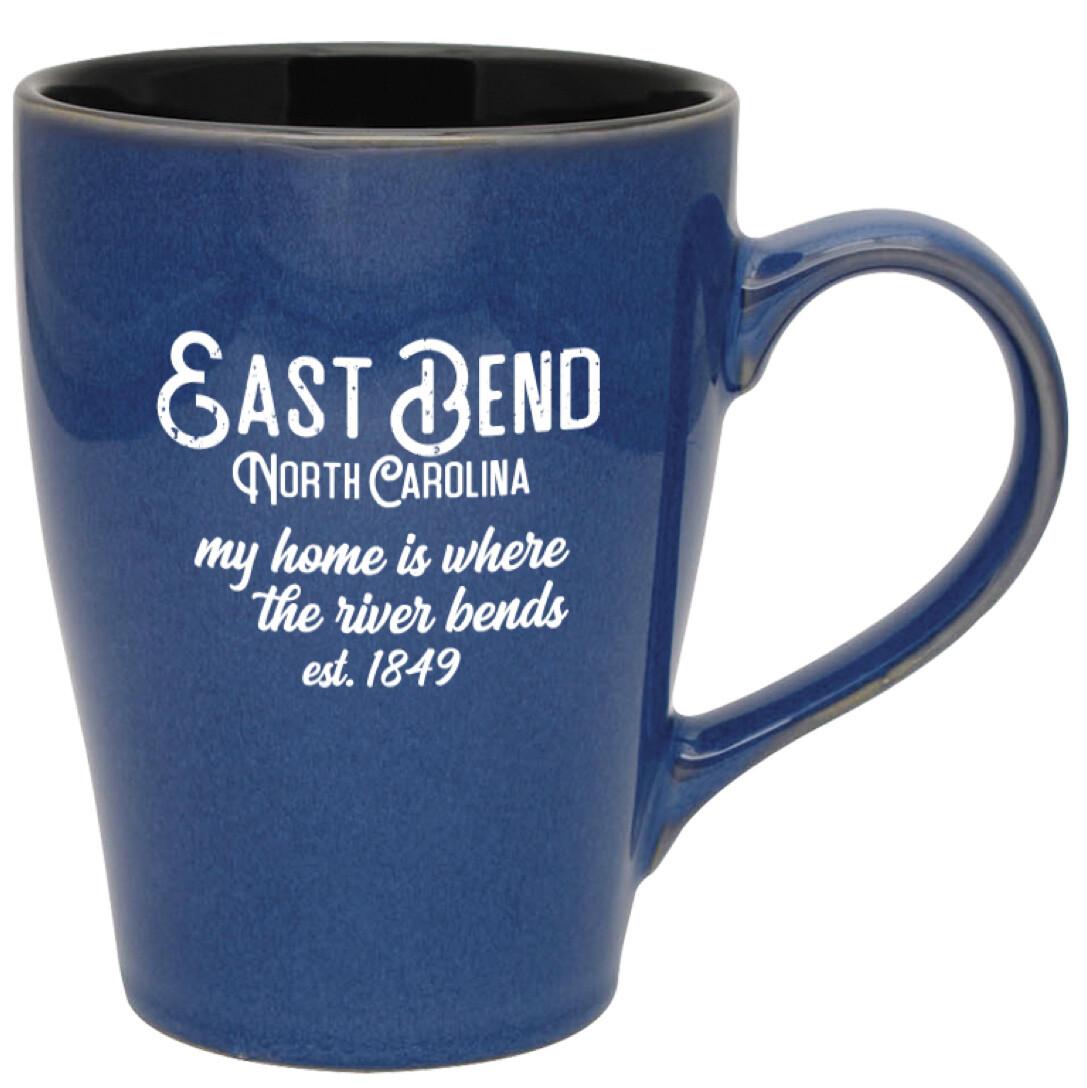 Blue East Bend River Bends Coffee Mug