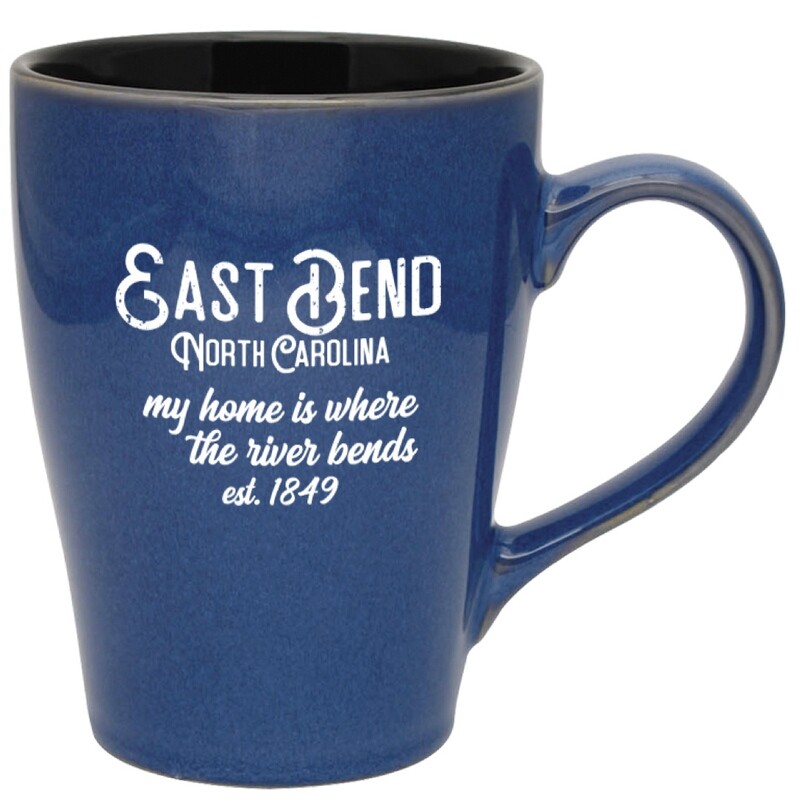 Blue East Bend River Bends Coffee Mug