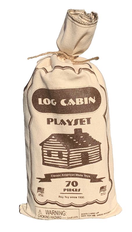 Roy Toy Log Cabin Playset