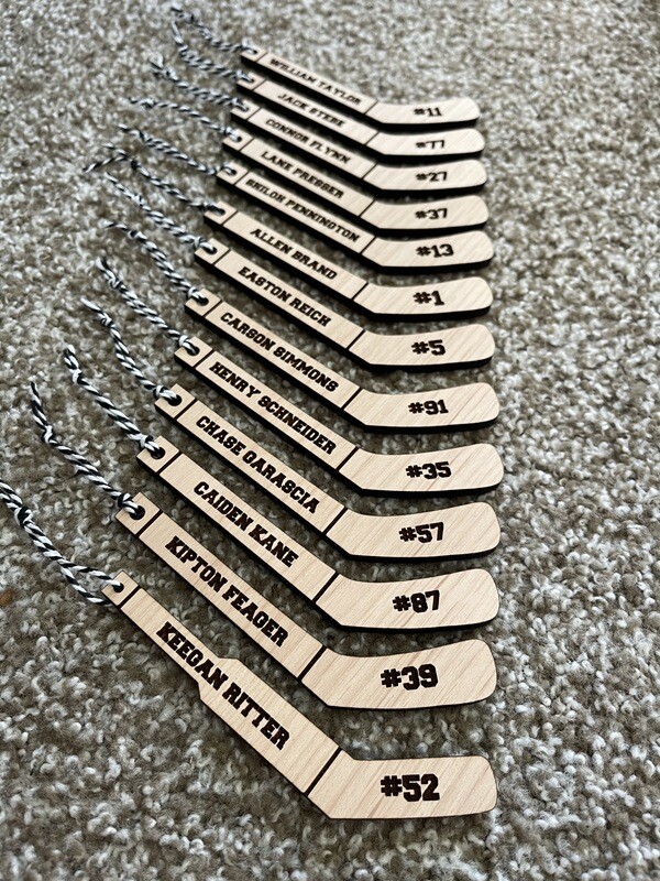 Hockey Stick Ornament