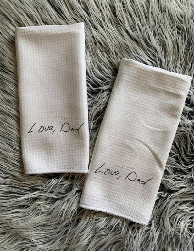 HANDWRITTEN TOWEL