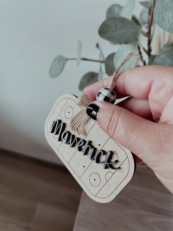 PERSONALIZED RINK ORNAMENT