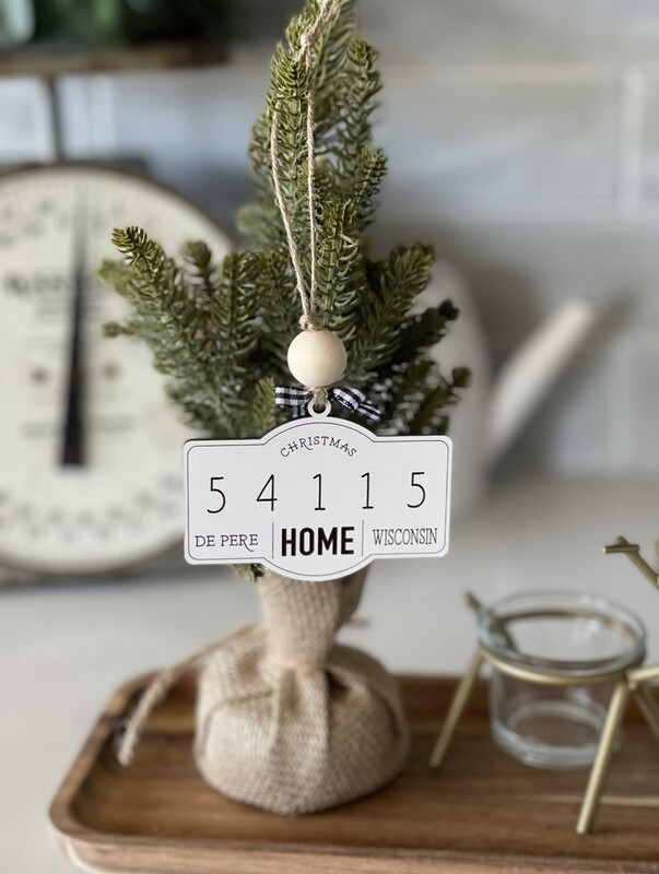 Zip Code Ornament