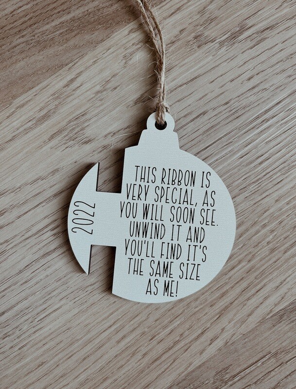 HEIGHT RIBBON ORNAMENT