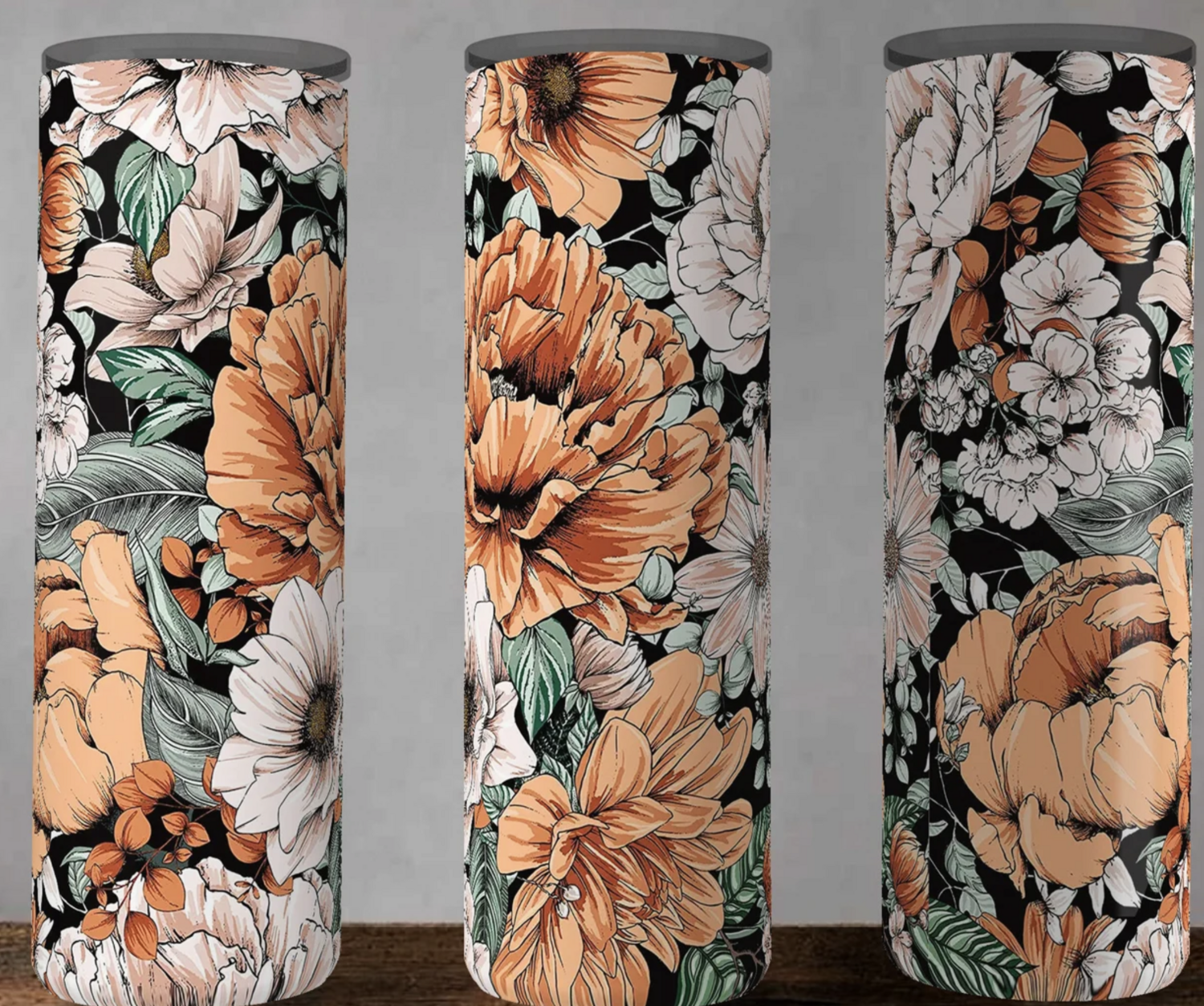 BOHO ORANGE FLORAL