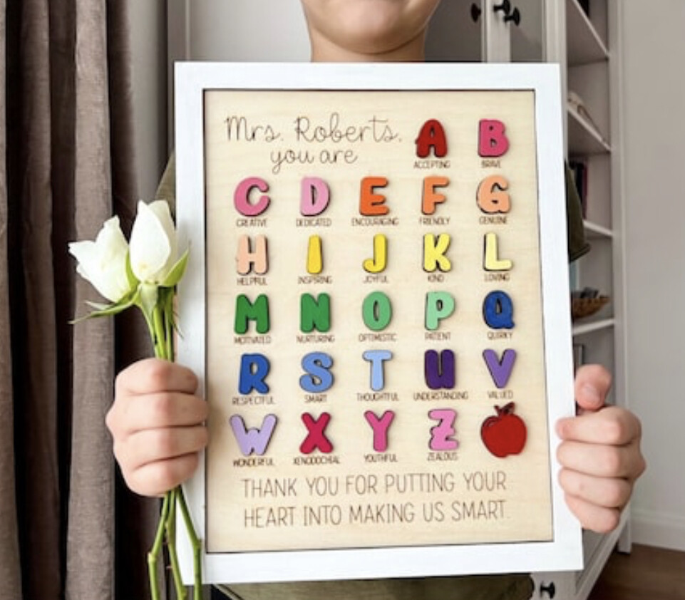 PERSONALIZED ABC SIGN