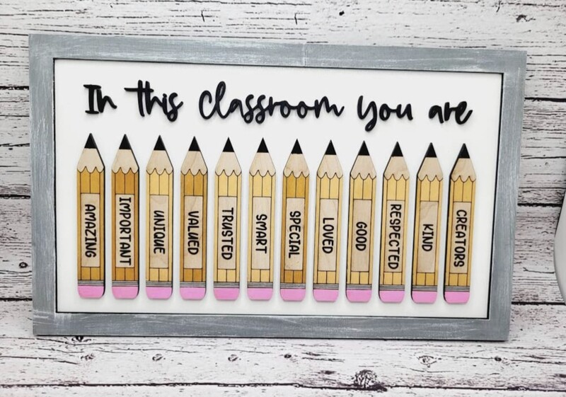 PENCIL AFFIRMATION SIGN