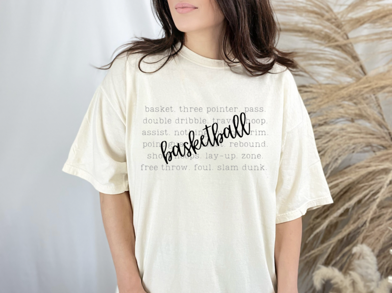 BASKETBALL WORD COLLAGE