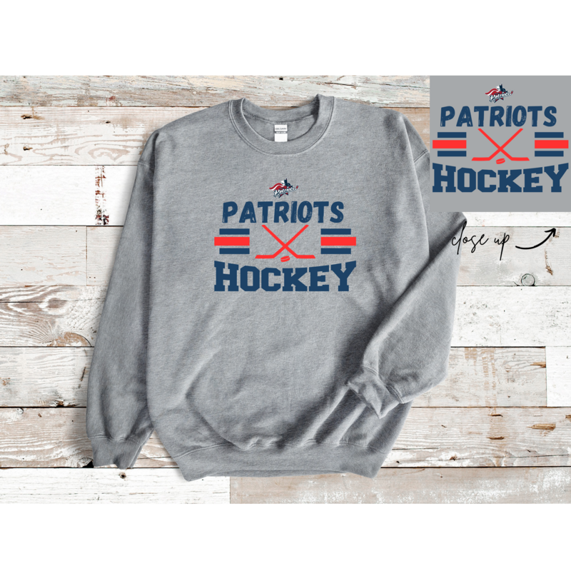 DISTRESSED HOCKEY PATRIOTS