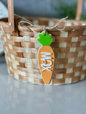 PERSONALIZED BASKET TAG