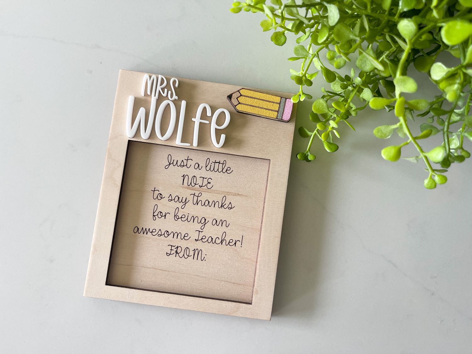 PERSONALIZED POST IT HOLDER 2.0
