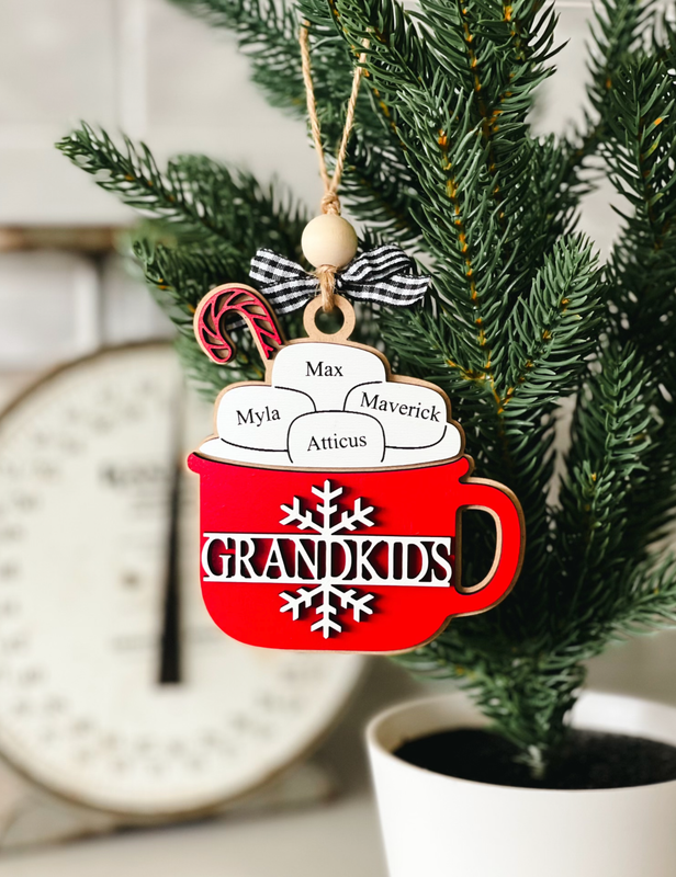 PERSONALIZED HOT CHOCOLATE ORNAMENT