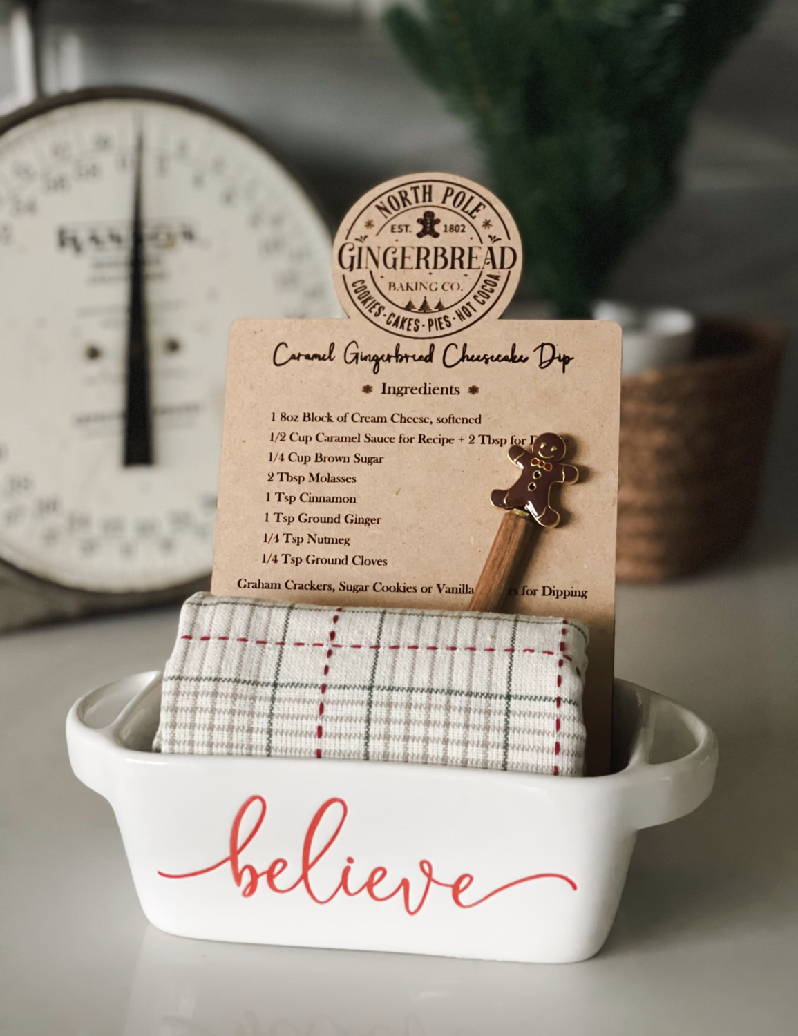 GINGERBREAD CHEESECAKE DIP SET