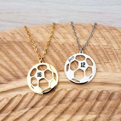 SOCCER BALL NECKLACE