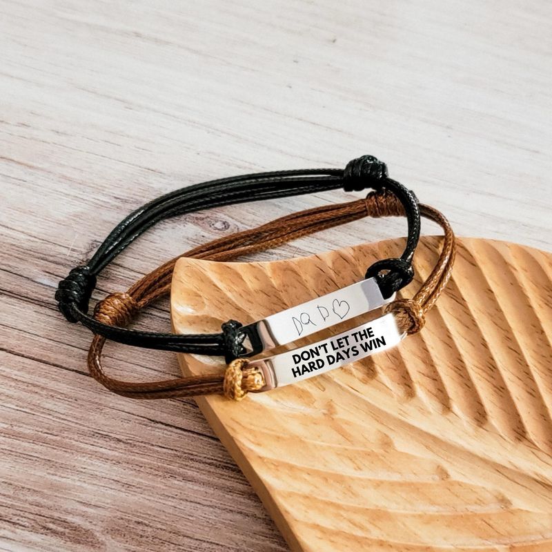 BAR CORDED BRACELET